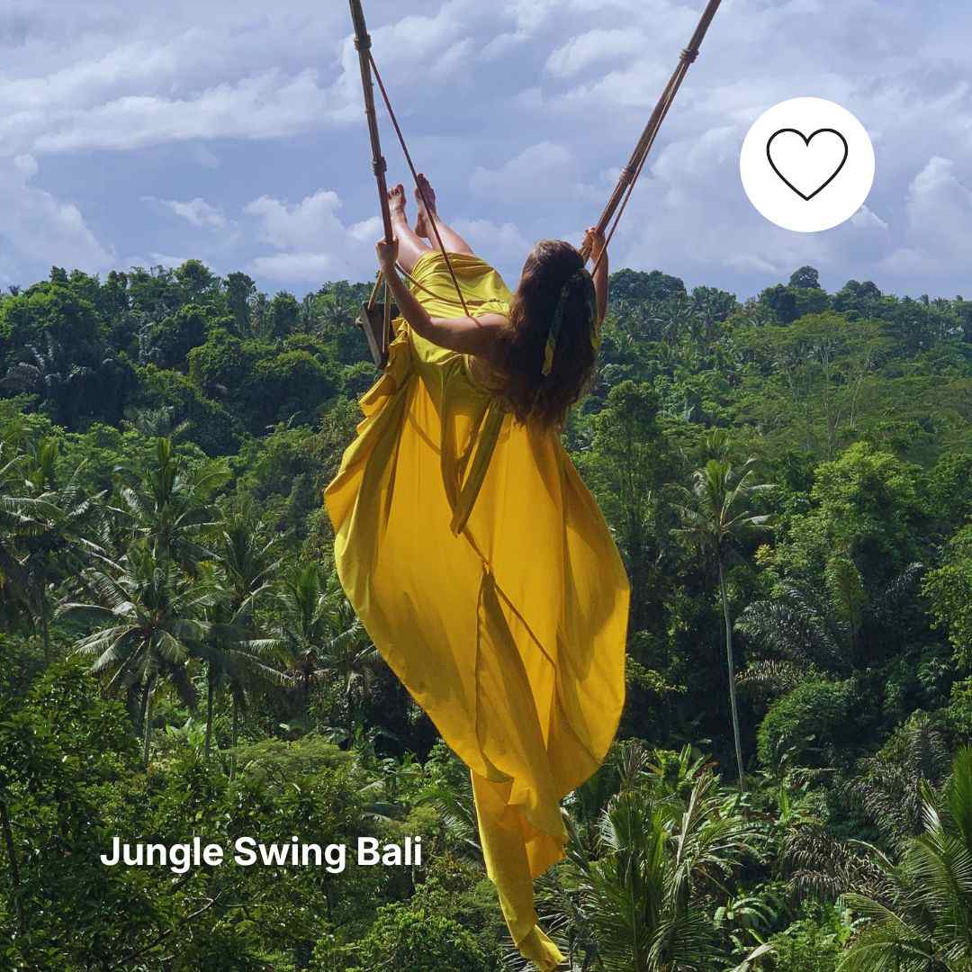 Jungle Swing Bali Yellow Dress