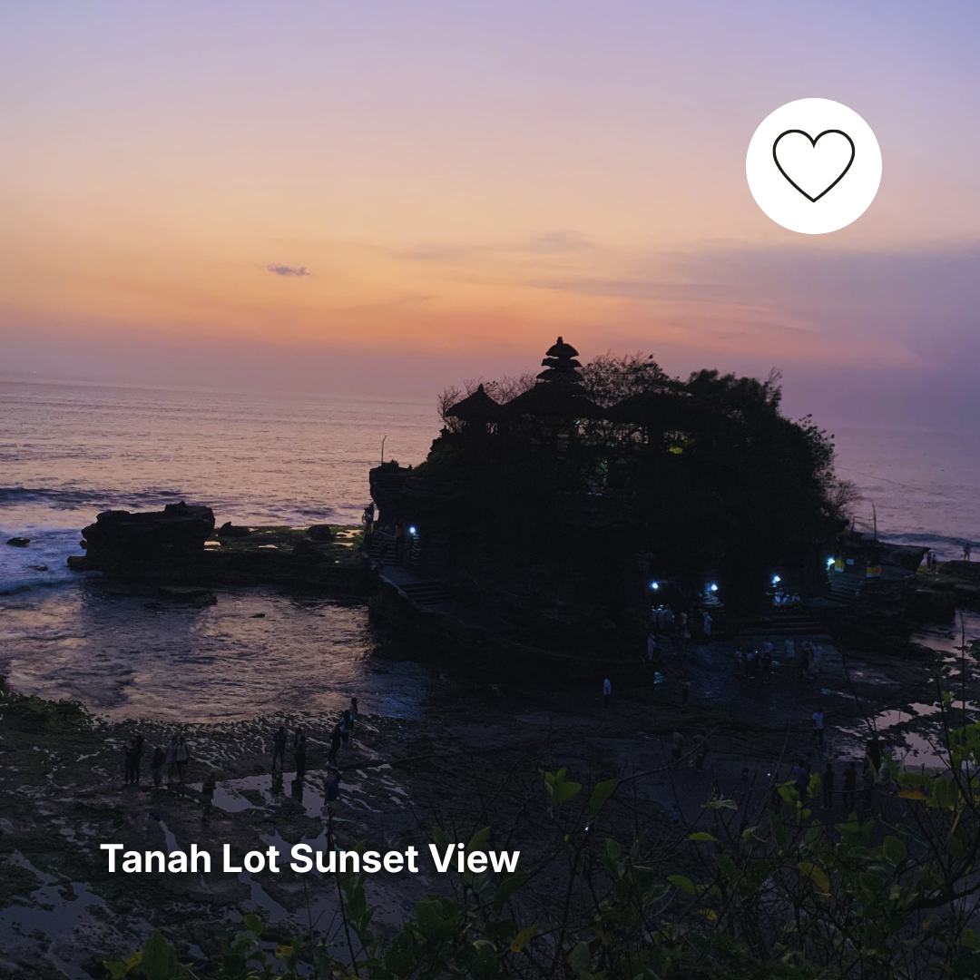 Tanah Lot Temple Sunset