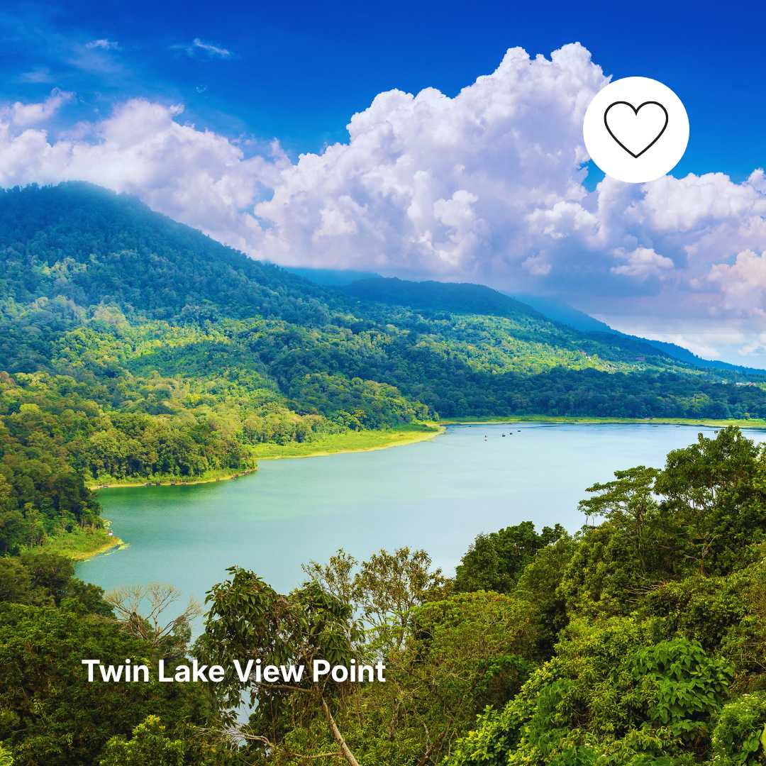 Twin Lake View Point Bali